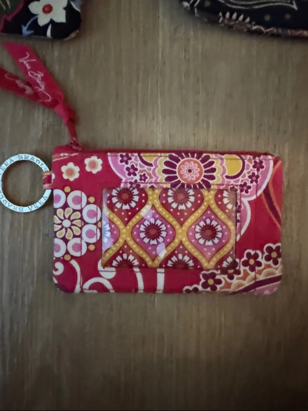 Vera Bradley Quilted Card Case Trio - Black, Brown, Pink - Picture 8 of 8